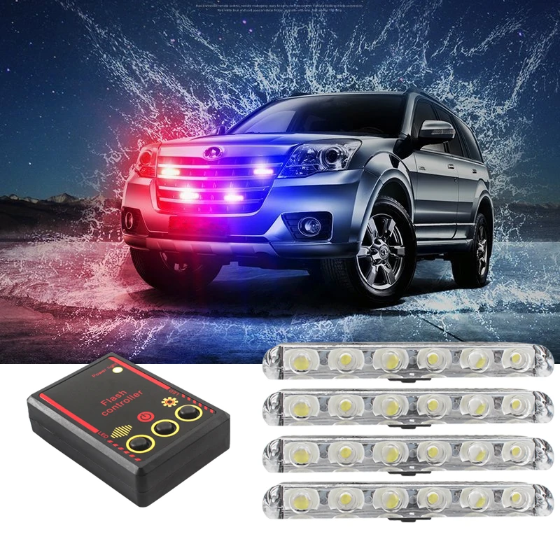 Полицесветильник стробоскоп fso 4 светодиода полицесветильник стробоскоп|Фара