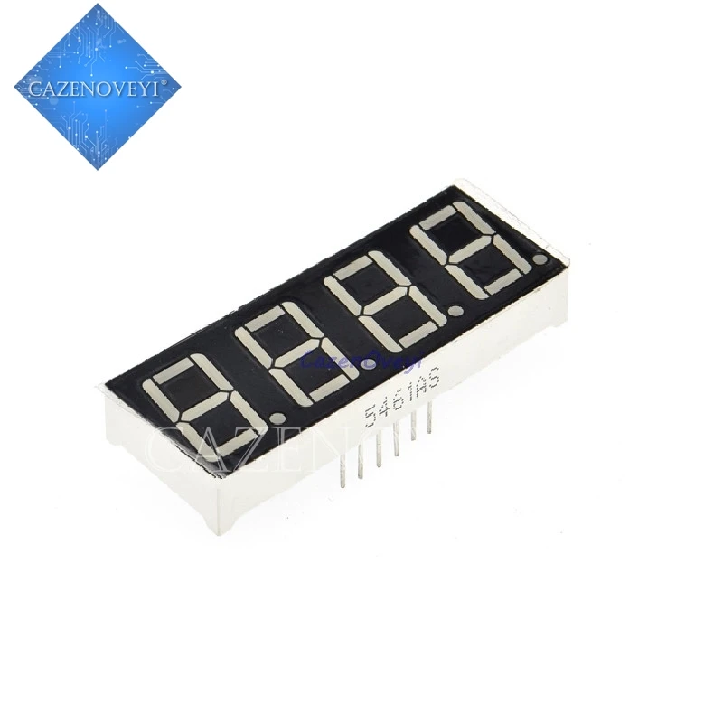5pcs/lot Digital tube segment common Anode Red 4 Bit digital Tube 0.36 inch LED Display HSN-3641BS | Электронные компоненты и