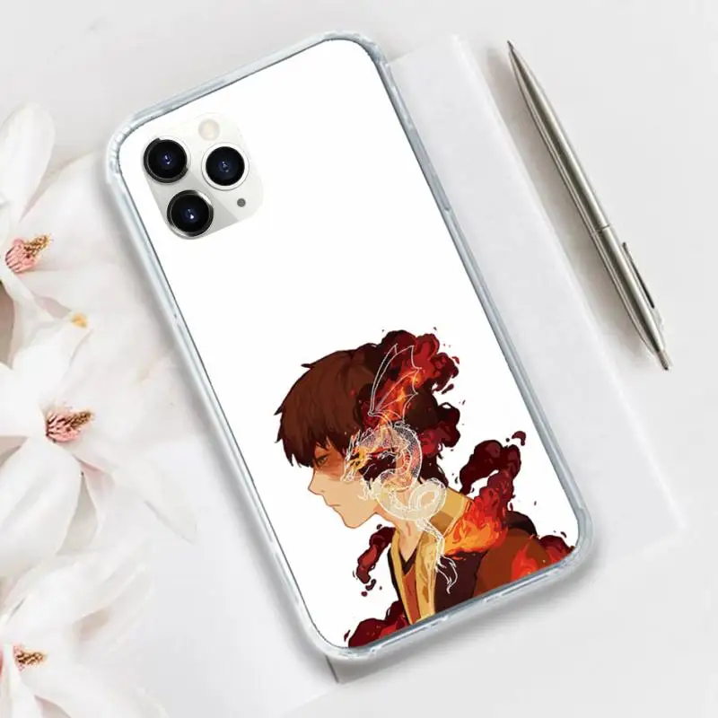 

Avatar The Last Airbender Phone Case Transparent for iPhone 11 12 mini pro XS MAX 8 7 6 6S Plus X 5S SE 2020 XR