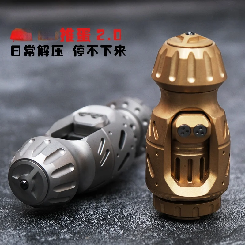 Old Jiurui Shark Boy 2.0 Egg Pushing EDC Pop Coin Ppb Fingertip Gyro EDC Adult Pressure Reduction Artifact Toy PPB