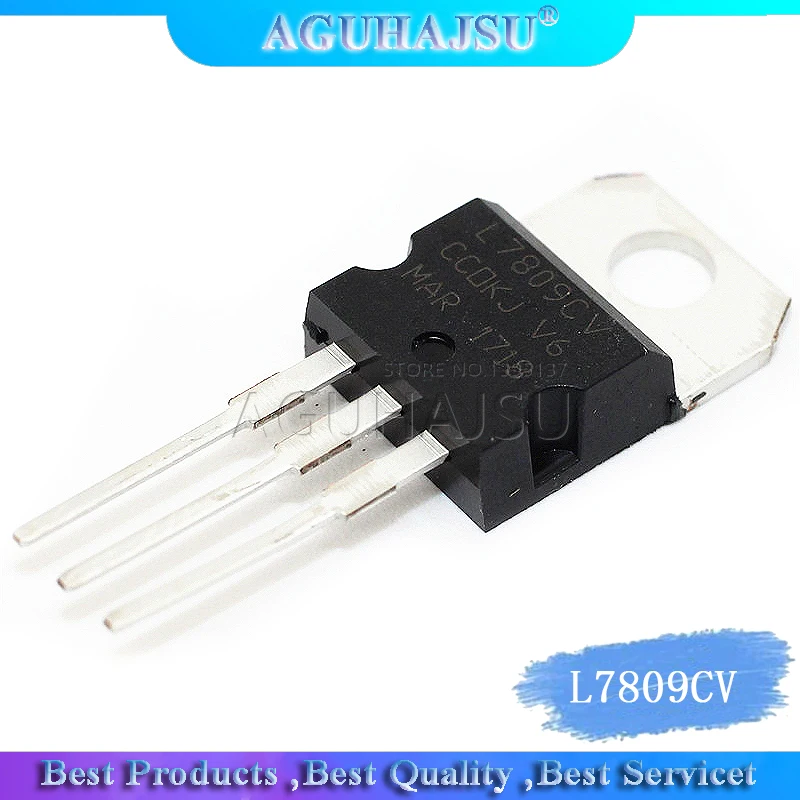 Регулятор напряжения IC до 7809 9 В 1.5A L7809CV L7809 220 10 шт./лот|Интегральные схемы| |