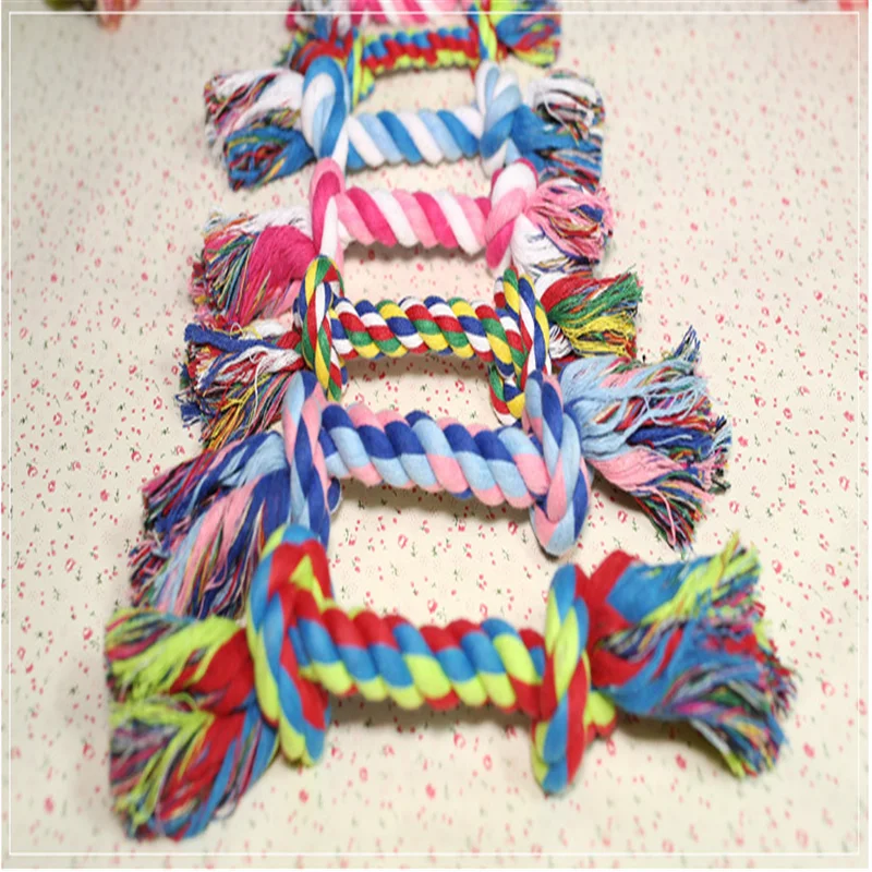 1 шт. молярная веревка игрушка для домашних животных хлопок жевательный Узел