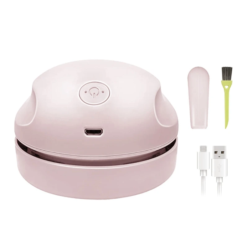 

USB Charging Desktop Vacuum Cleaner with Clean Brush Vacuum Nozzle for Cleaning Dust,Hairs,Crumbs, Laptop,Piano,Computer T3LB