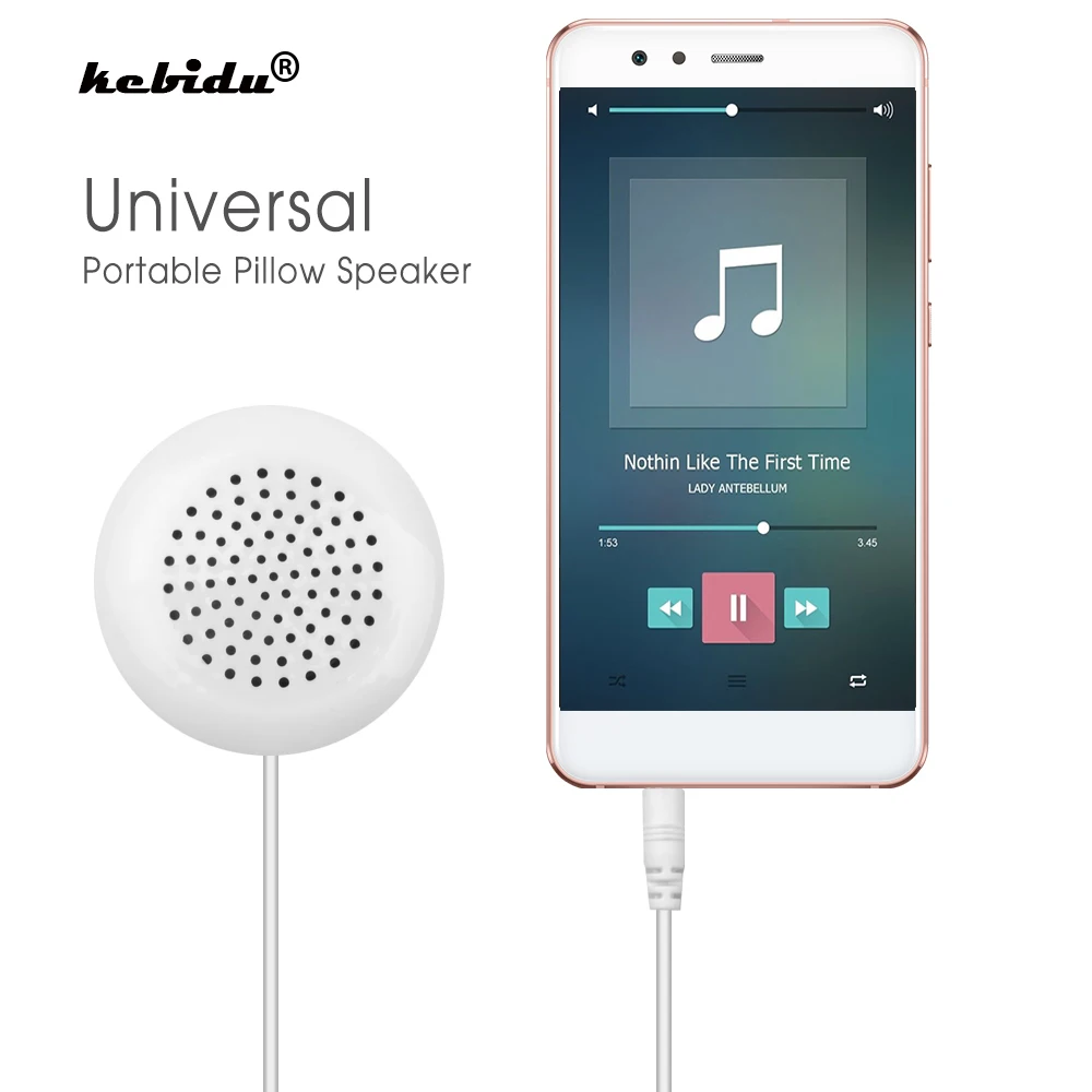

Kebidu универсальная подушка динамик музыкальный плеер louderspeaker расслабленный мягкий портативный мини 3,5 мм для Samsung Xiaomi для Iphone