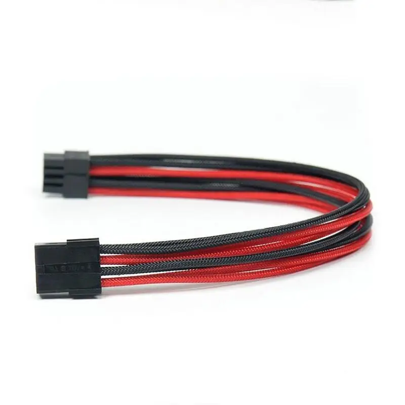 Power Supply Extension Cable Kit- Mixed Color Sleeved ATX 24Pin EPS 4+4Pin PCI-E 6+2Pin 6Pin Cord |