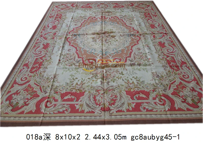 Французский шерстяной коврик aubusson коврики синий бежевый|blue area rug|rug bluearea rug |