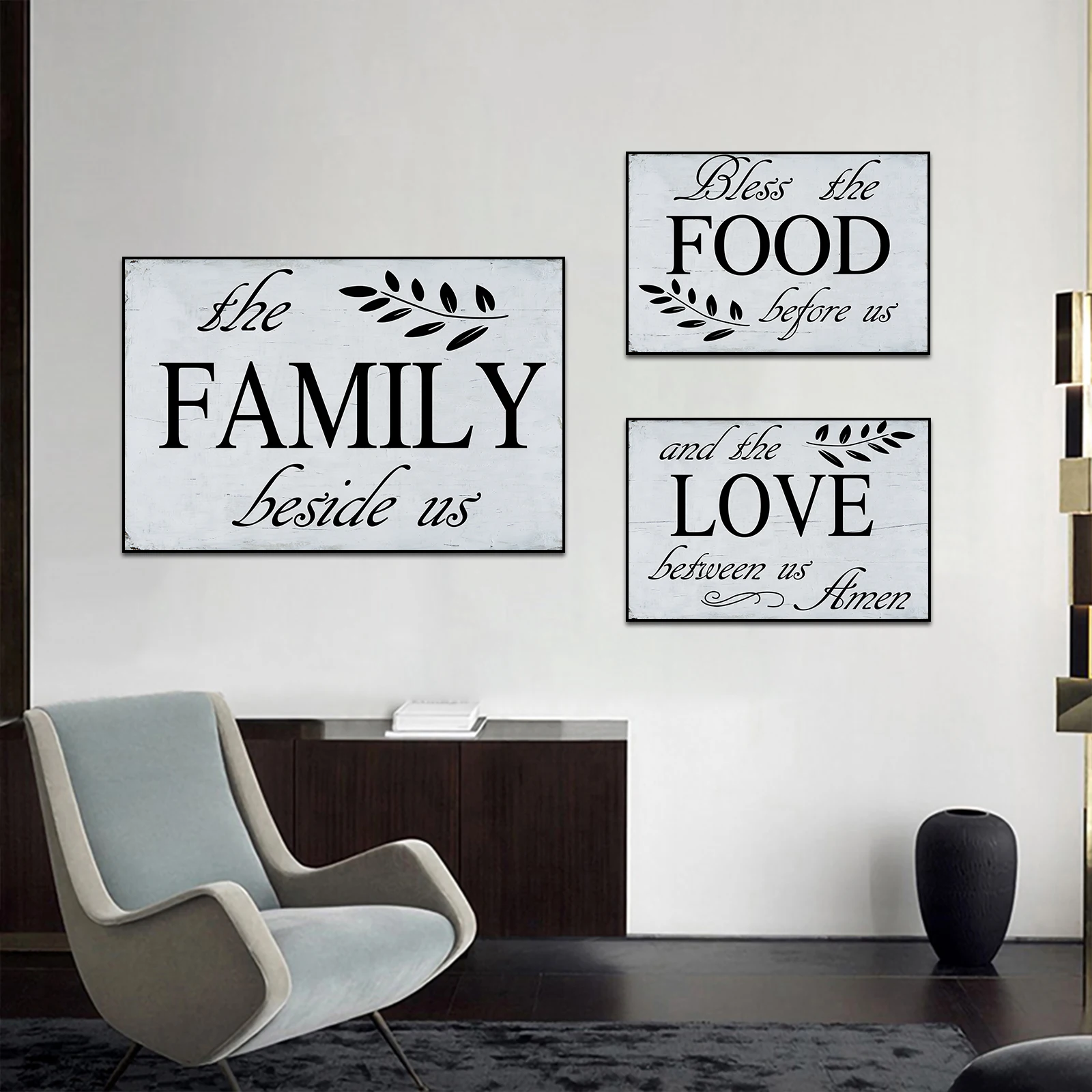 

Living Room Wall Decor Family Love Food Canvas Interior Paintings Modern Minimalist Posters Pictures Home Decor Free Shipping