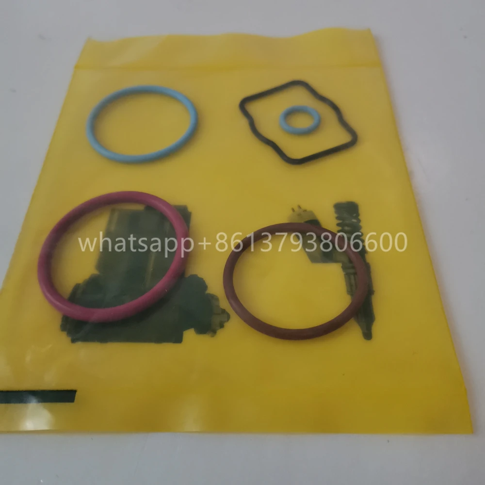 6 pcs High Quality Auto Fuel Injector Nozzle Repair Kits O-Ring for C12 injector |