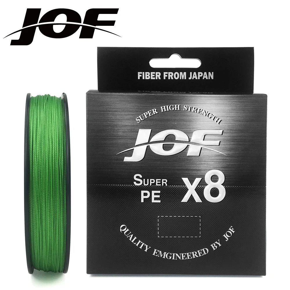 

JOF Super PE 150M 300M Fishing Line Fire Filament Line Smooth PE Fire Fishing Line Floating Line Saltwater 15-100LB