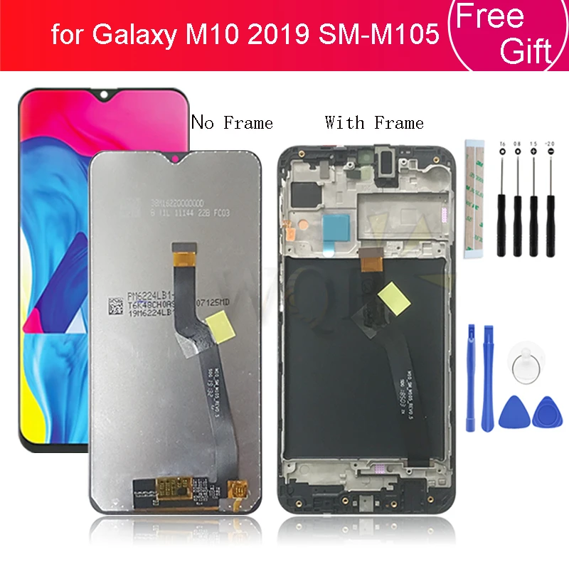 ЖК дисплей для Samsung Galaxy M105 2019 с сенсорным экраном и дигитайзером в сборе samsung M10