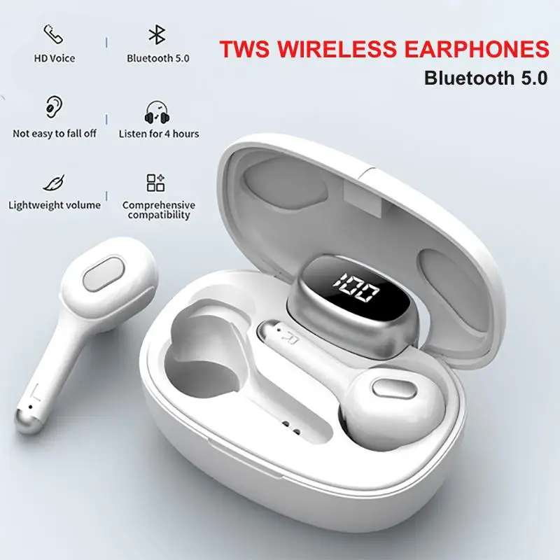 T9S наушники-вкладыши TWS Bluetooth наушники Беспроводной спортивные BT 5 0 в-ухо