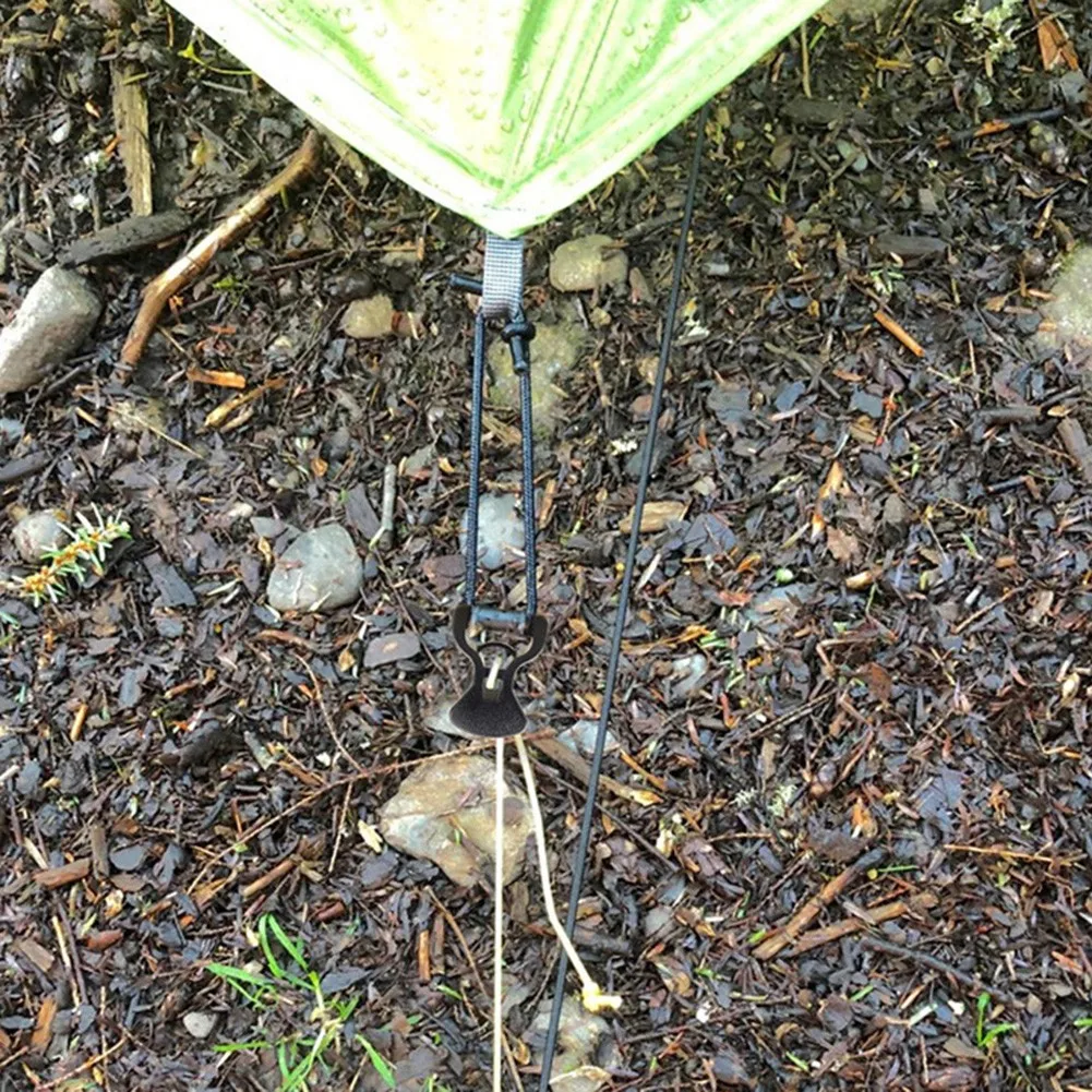 10 Pcs Outdoor Camping Tent Tarp Adjustment Buckle 25*19mm Plastic Accessories For Hiking Parts | Спорт и развлечения