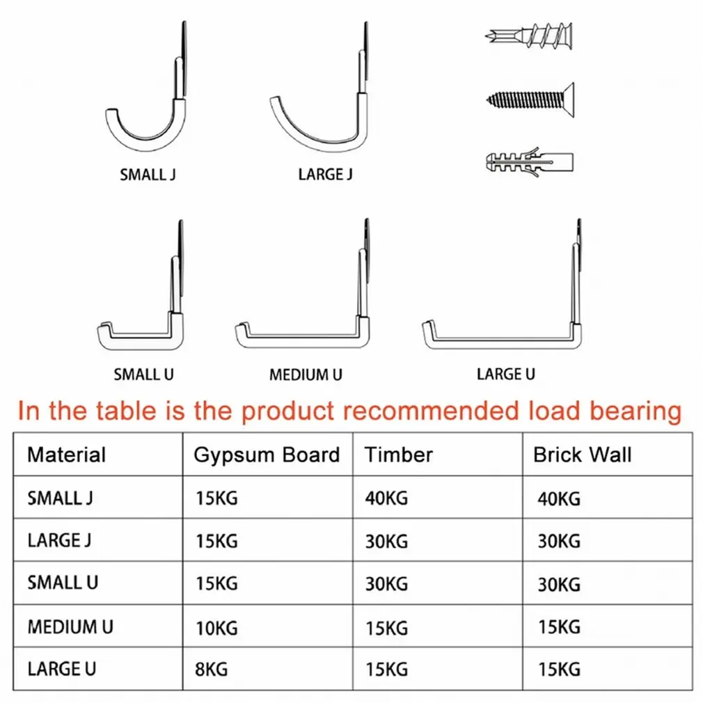 Набор крючков для хранения на складе гараже организации электроинструментов