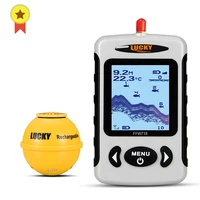 ffw718 ffw718la wireless portable fish finder 45m135ft sonar depth sounder alarm ocean river lake