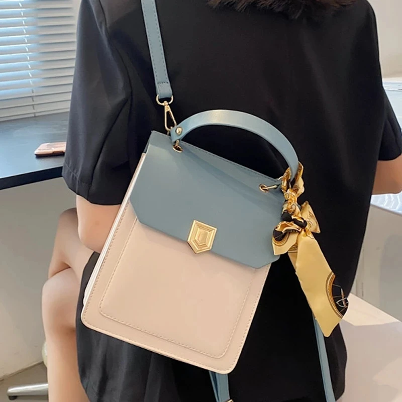 Рюкзак женский из мягкой кожи с двумя отделениями на плечо |