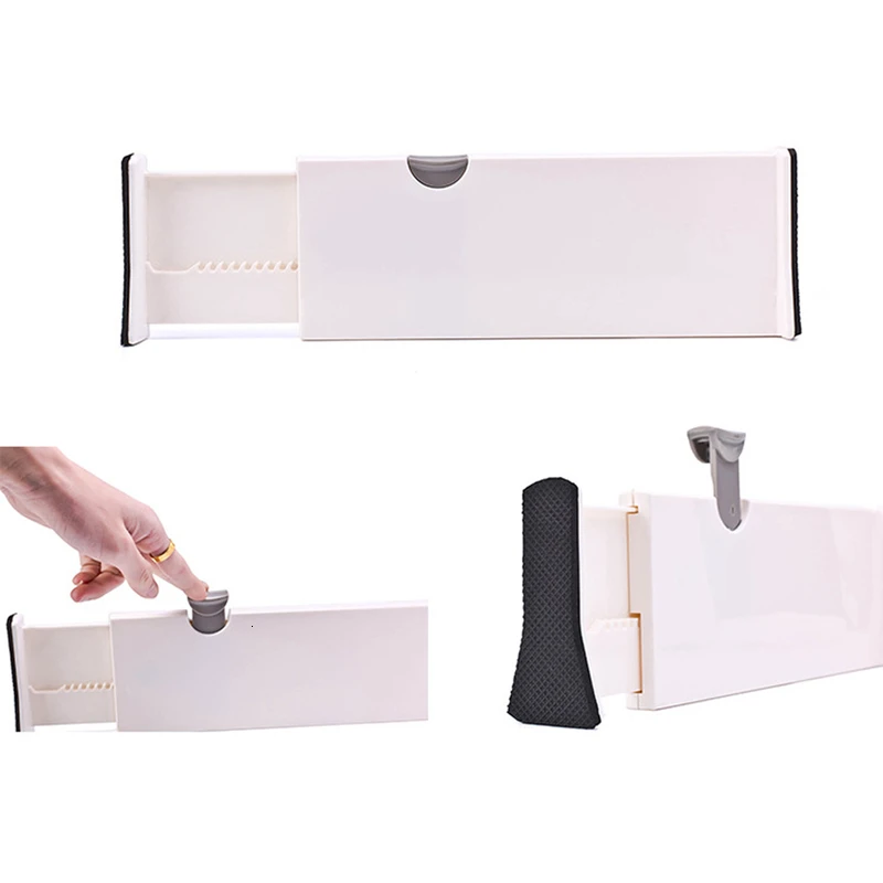 Регулируемые разделители для ящиков выдвижные органайзеры выдвижных с краями