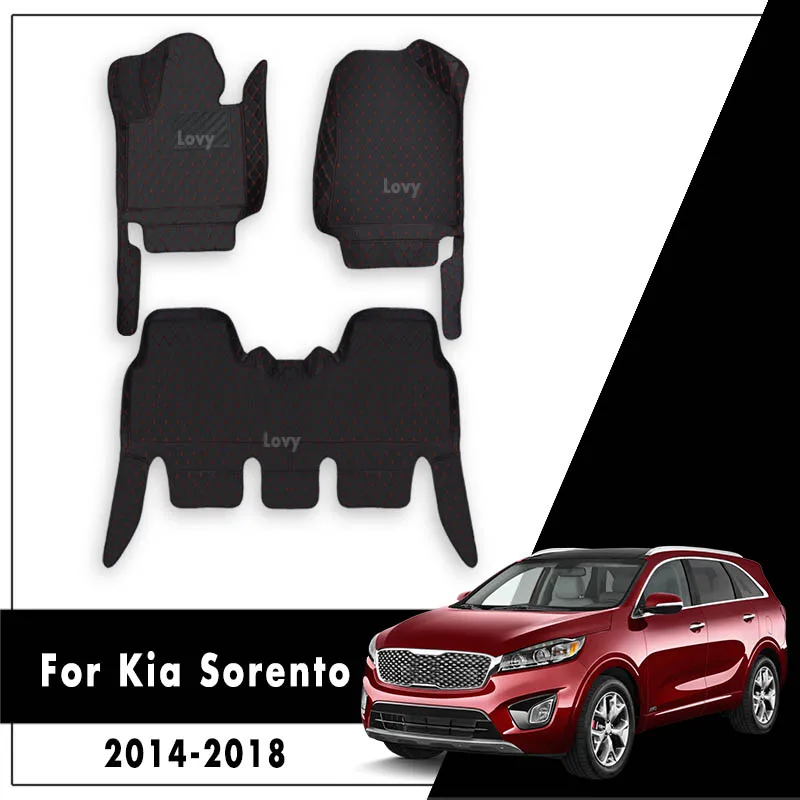 Автомобильные коврики для Kia Sorento Prime UM (5 мест) 2019 2018 2017 2016 2015 автомобильные