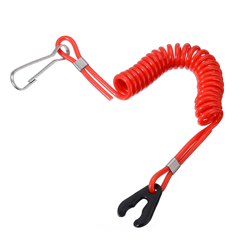 Лодочный мотор Kill Stop Switch& Safety Tether Lanyard для Yamaha Honda Tohatsu Nissan моторная лодка с подвесным двигателем аксессуары морской