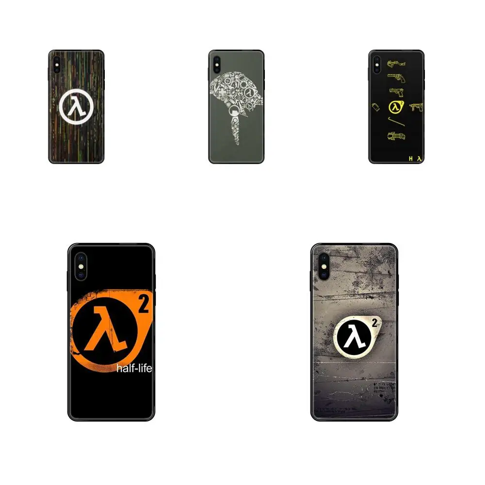 Мягкий ТПУ индивидуальный дизайн для Apple iPhone 11 12 Pro 5 5S SE 5C 6 6S 7 8X10 XR XS Plus Max Game Half Life Logo