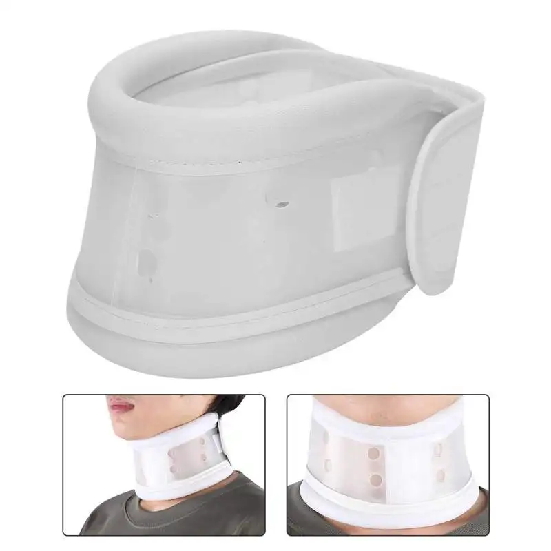 Шейный воротник дышащий Регулируемый шейный устройство для растяжки шеи