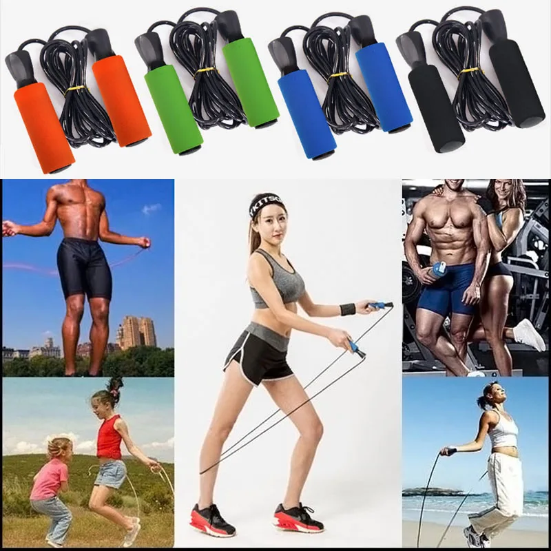 Фитнес Скакалка Веревка скоростная мягкая ручка упражнения по боксу аксессуары
