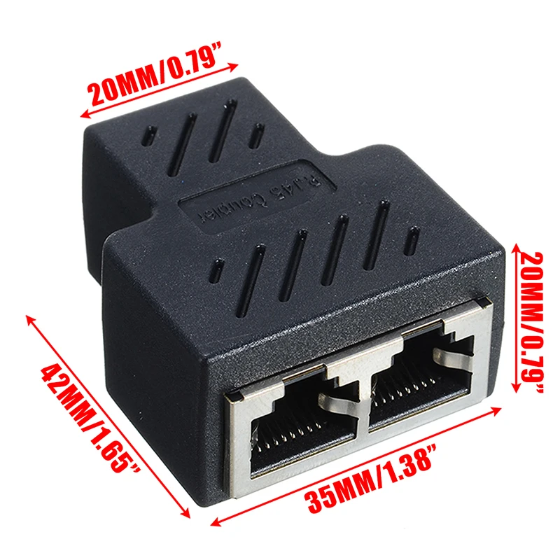 Mayitr 1 до 2 LAN Ethernet сетевой Соединительный кабель Высокое качество RJ45 Сплиттер