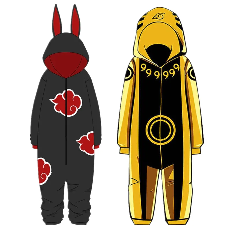 Костюм для косплея аниме Hokage Akatsuki зимний фланелевый плюшевый костюм унисекс