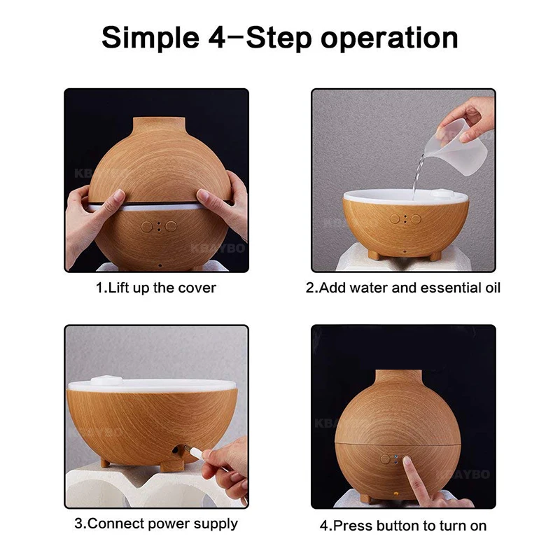 Большой объем 600 мл ультразвуковой увлажнитель воздуха Электрический