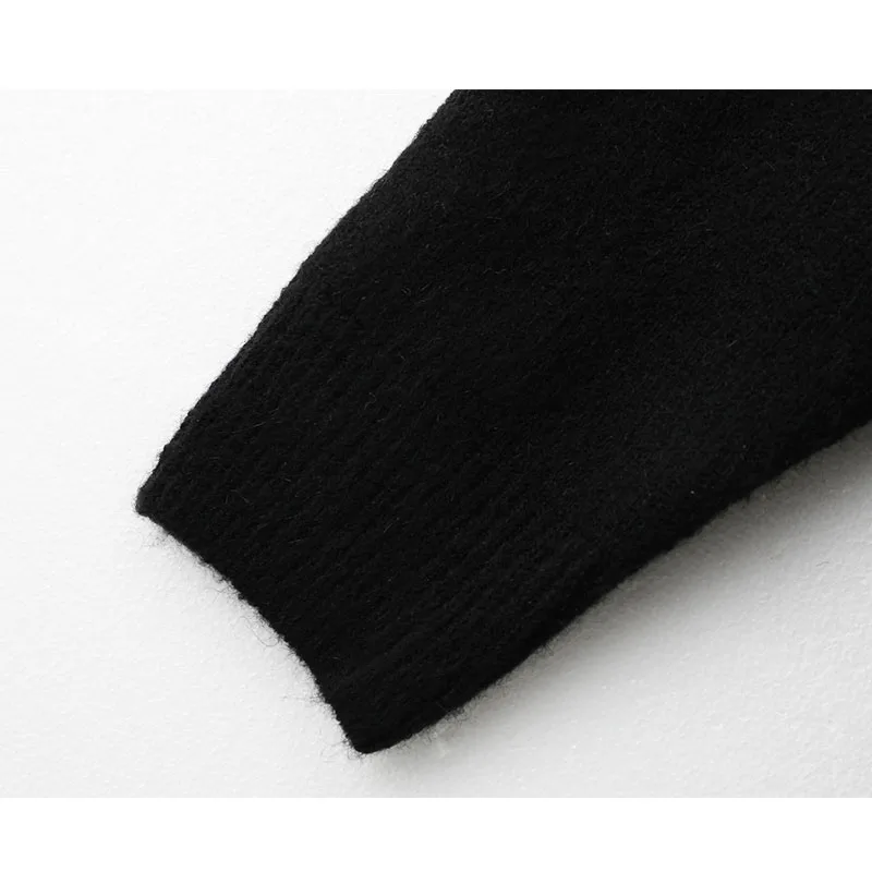 Женский винтажный вязаный свитер пуловеры милая Повседневная зимняя уличная