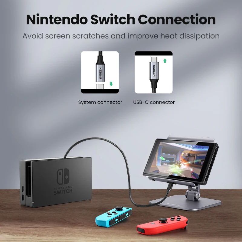 UGREEN USB C кабель-удлинитель для Тип 3 1 Gen 2 мужского и женского пола 5A быстрой зарядки