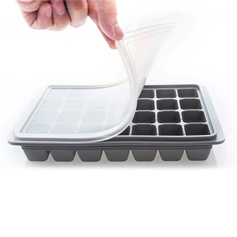 28 сетки поднос кубика льда морозильник пресс форма для кубиков делая силиконовая