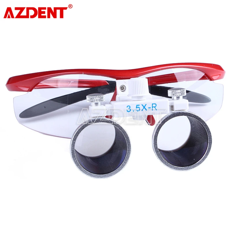 Стоматологическая лупа 3 5x R бинокулярная хирургическая медицинская для