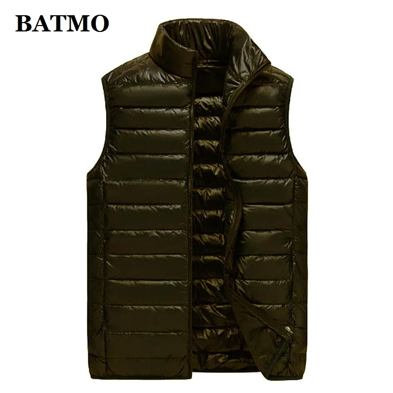 Новое поступление куртки BATMO на белом утином пуху мужской Осенний жилет большой