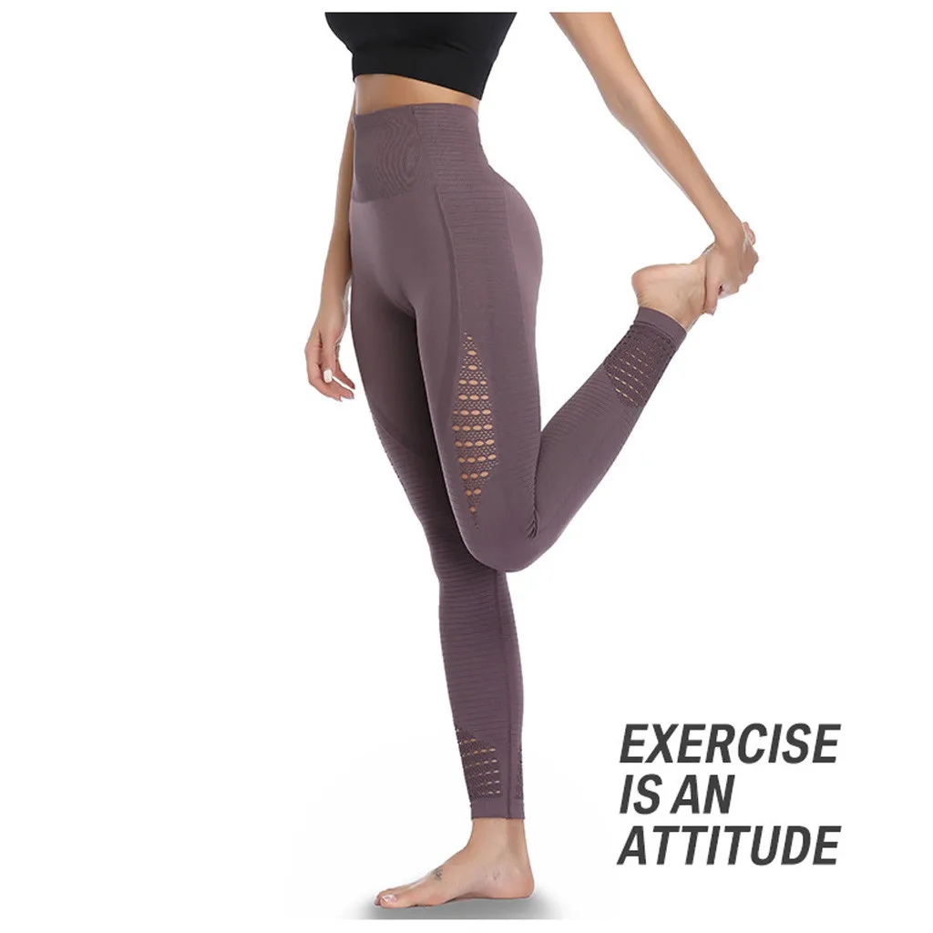 

Женские обтягивающие быстросохнущие спортивные штаны для фитнеса, йоги, фитнеса с высокой талией, джоггеры, женские спортивные штаны, осенн...