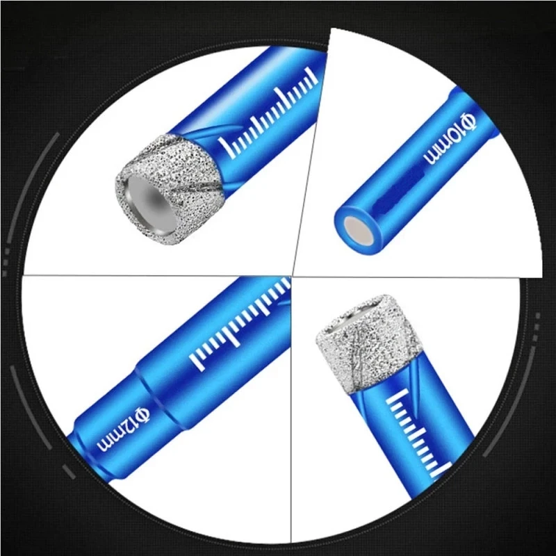 

1PCS 5MM-16MM Brazed And Dry Tile Drill Bit Multifunctional Marble Vitrified Tile Granite Glass Drilling Woodworking Tools