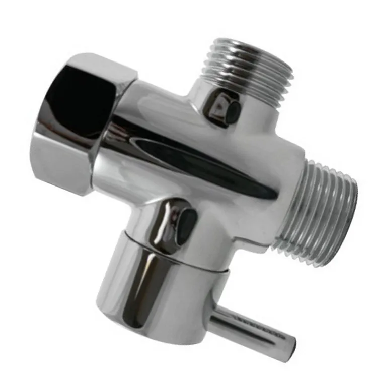 Тройной переключающий шланг Т образный переходник для углового клапана туалета