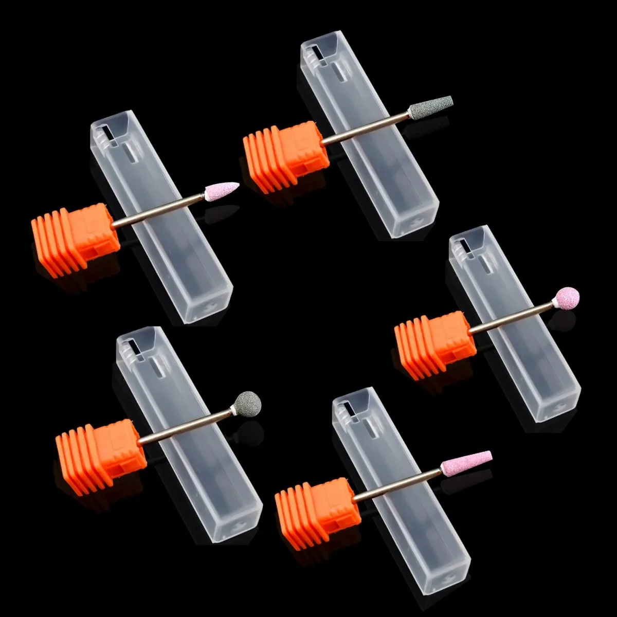 

1pcs Corundum Nail Drill Bits 3/32" Rotary Files Ceramic Stone Burr Cutters for Manicure Nails Accessories Pedicure Tool