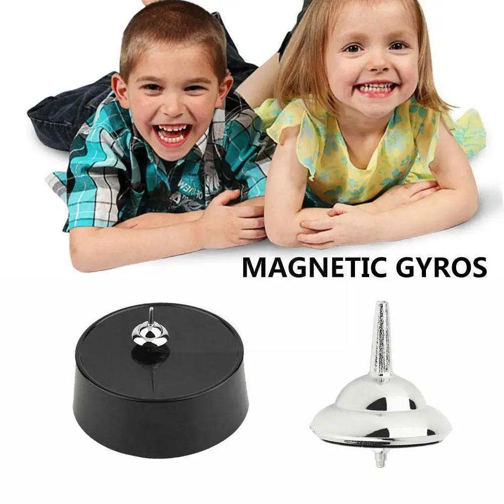 

1Pcs Magnetic Gyroscope Toy Intelligent Forever Moving Stress Relief Desktop Motion Spinner Gyro Toy Classic Perpetual R7A4