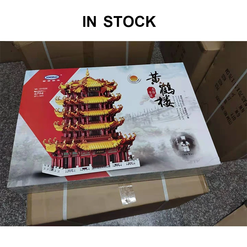 XINGBAO 6794 шт. строительные блоки кирпичи XB01024 совместимая архитектура китайская