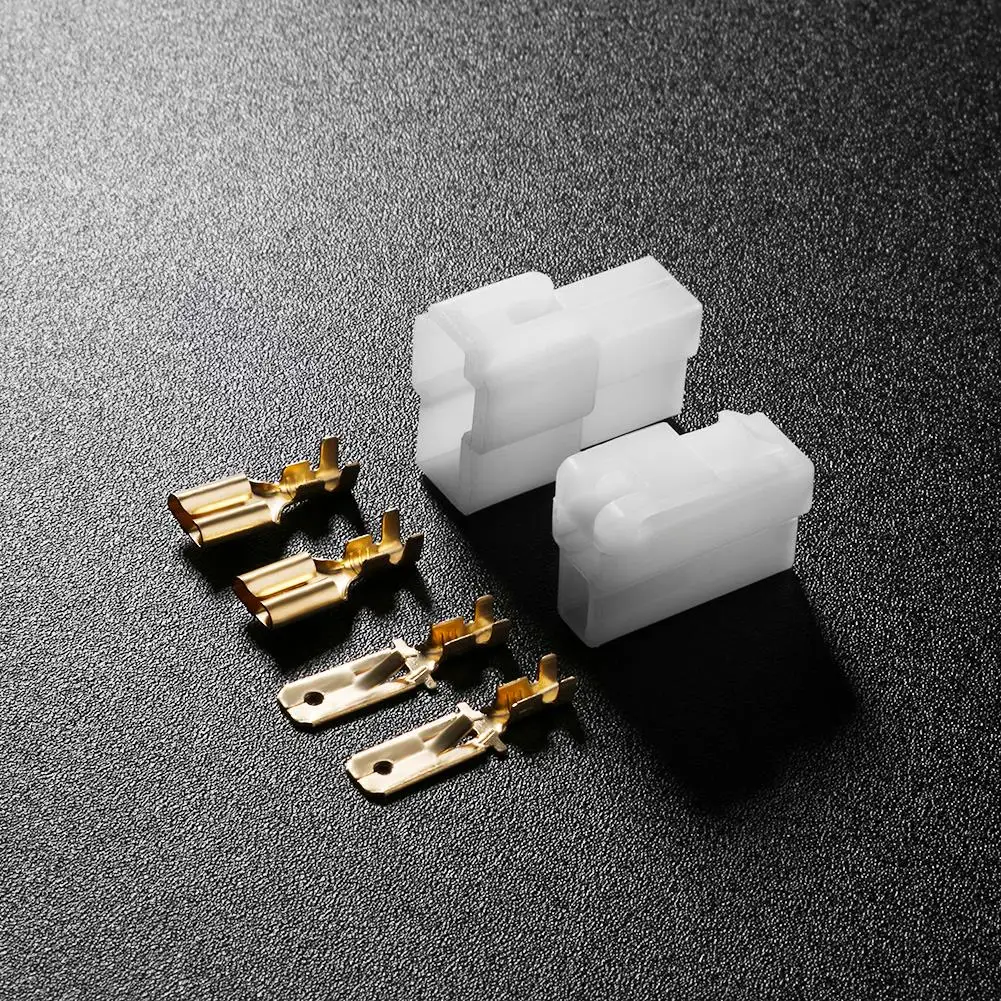 

5pcs T-Type 2 Pin DC Power Connector Plug for VHF/UHF Yaesu Radio Cable