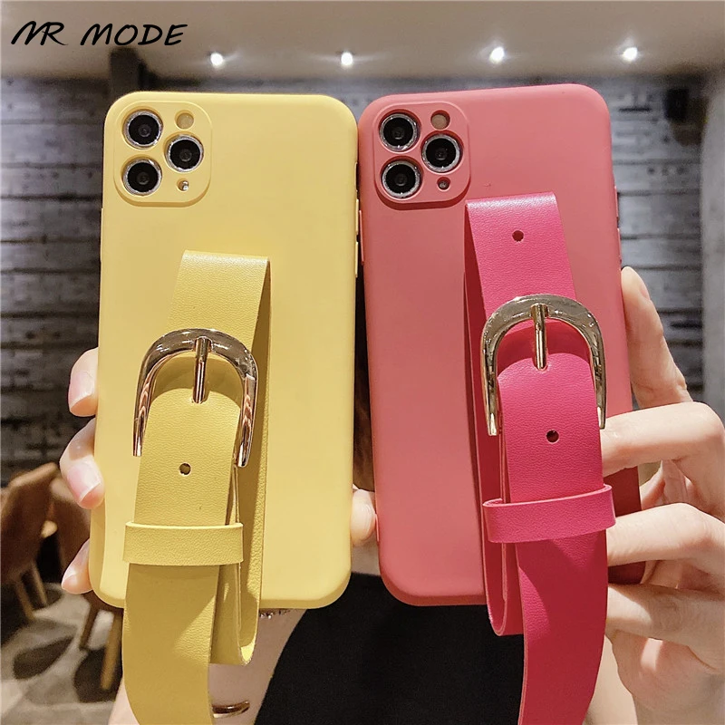 Однотонный кожаный чехол для iPhone 12 Mini 11 Pro MAX XR XS X 8 7 6 6S Plus SE 2020 силиконовая задняя