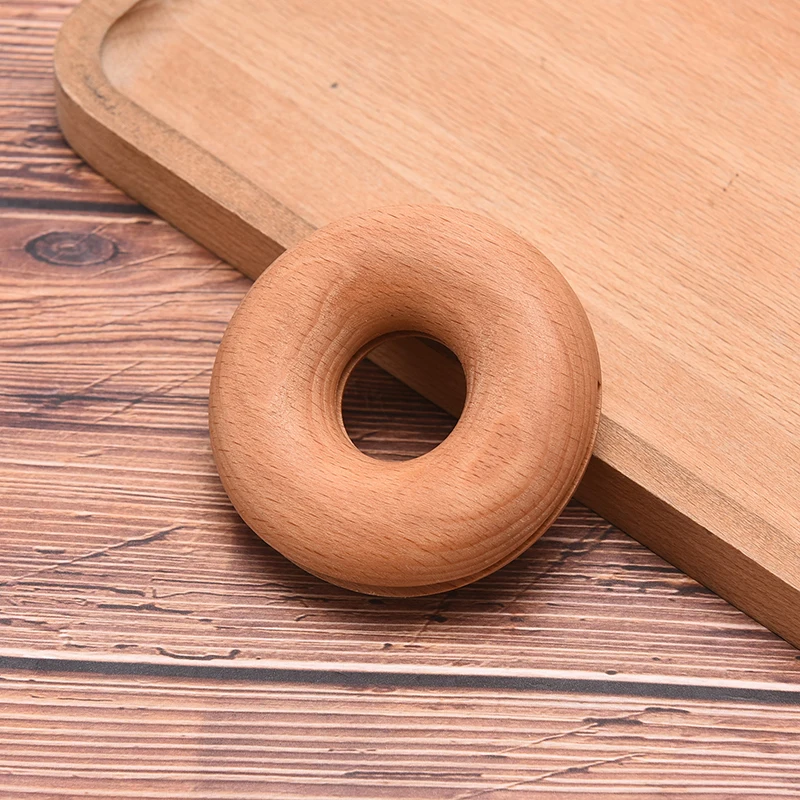 

1Pcs Wooden Sealer Snack Fresh Food Storage Bag Clips Kitchen Tool Accessories Donut Shape Sealing Clamp Food Clips