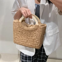 large handmade straw womens shoulder bags 2021 summer beach style female totes travel shopper ladies weaving shopping handbags