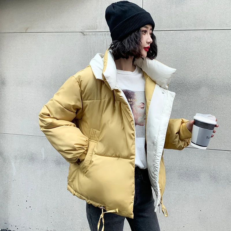 ZQLZ женские куртки 2020 с капюшоном короткая парка Донна для женщин толстый теплый