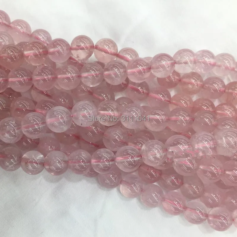 

A loose beads pink MORGANITE round 6/8/10/12mm 39cm for DIY jewelry making FPPJ wholesale beads nature gem stone