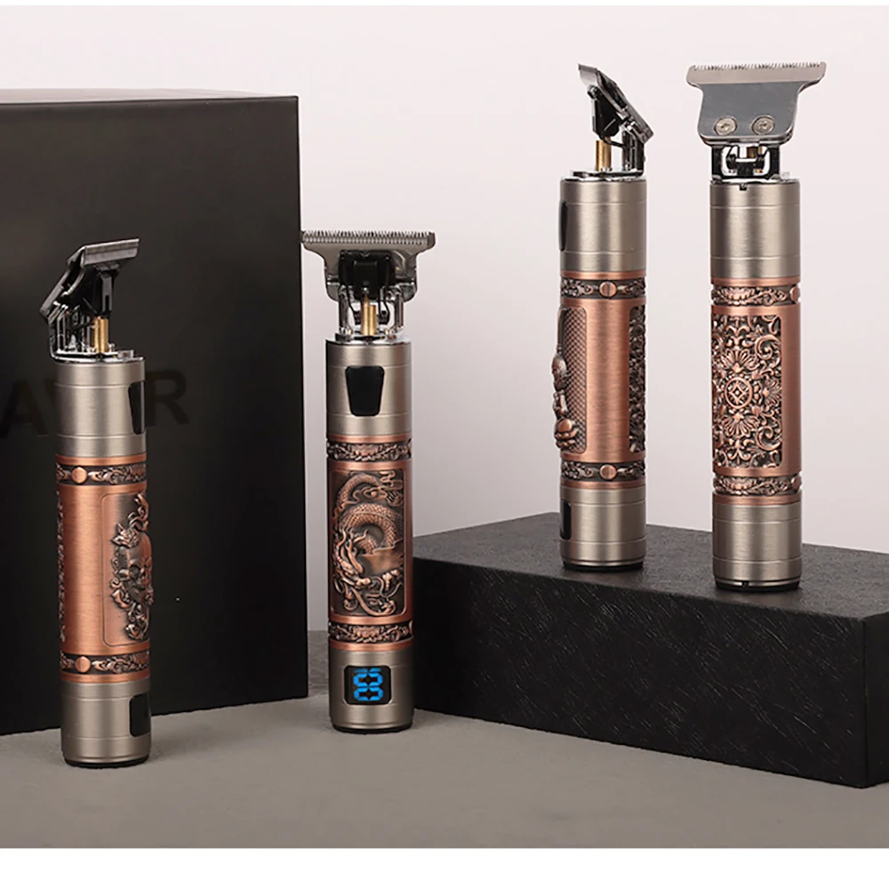 

2021 USB LCD Rechargeable Professional Hair Clipper Cutting Electric Cordless Shaver Trimmer 0mm Men Barber Machine Men Beard