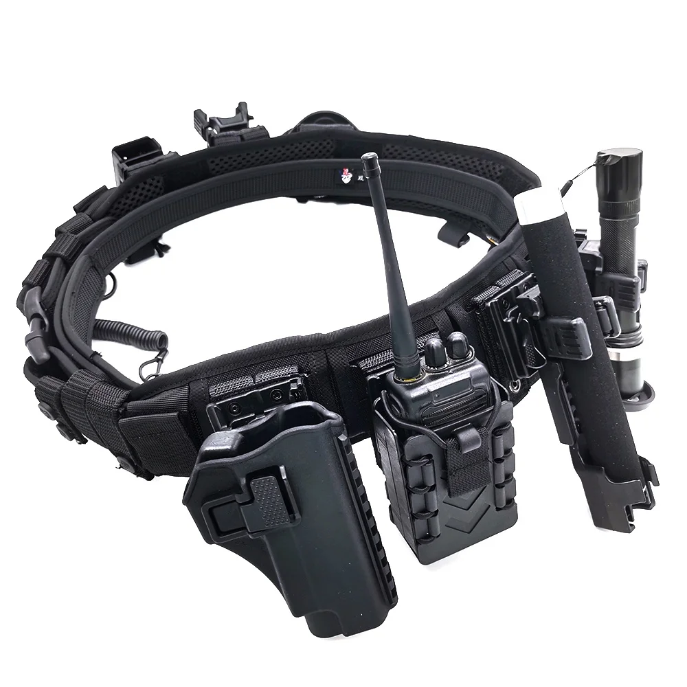 

Tactical Waist Versatile Patrol Belt Outdoor Combination Twelve Belt Kit Model Steel Universal Mutual Conversion