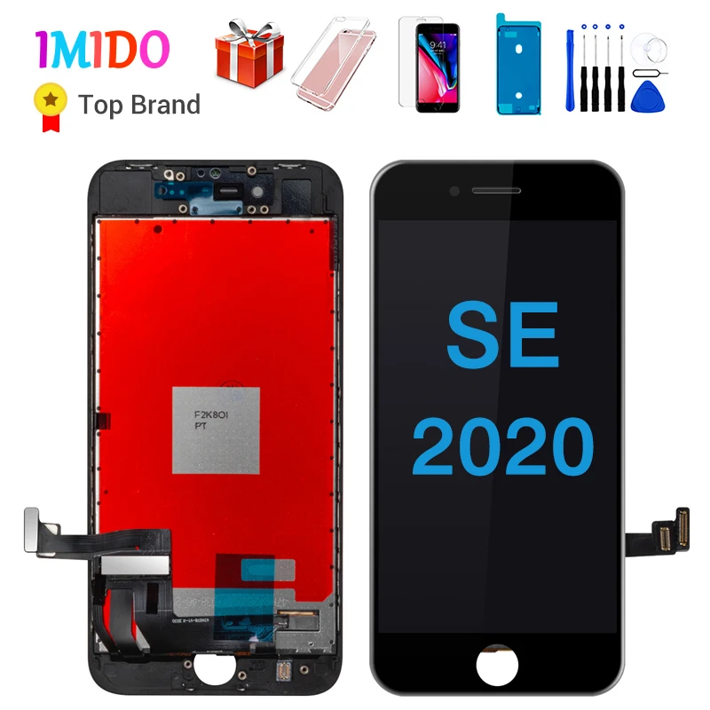 1:1 OEM экран для iPhone SE 2020 LCD Сенсорная панель дигитайзер сборка запасные части 100%