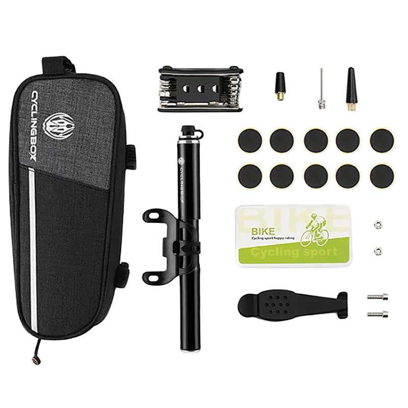 

Набор инструментов для ремонта велосипеда, многофункциональный бокс для горных велосипедов, сумки с насосом