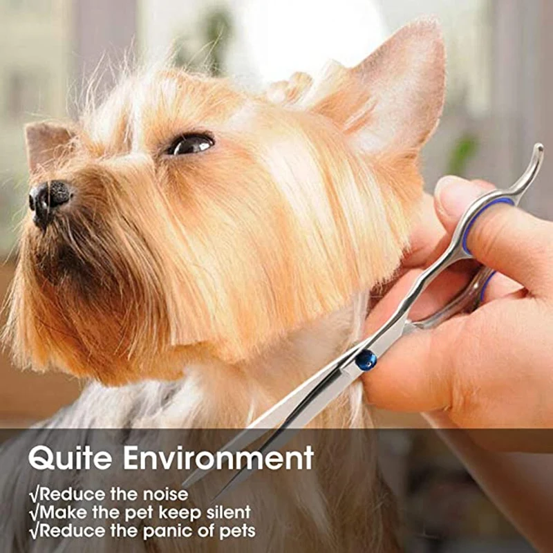 

Dog Grooming Scissors Set, 4 Pieces Stainless Steel Pet Scissors Kit for Long Or Short Hair, Small and Large Pet